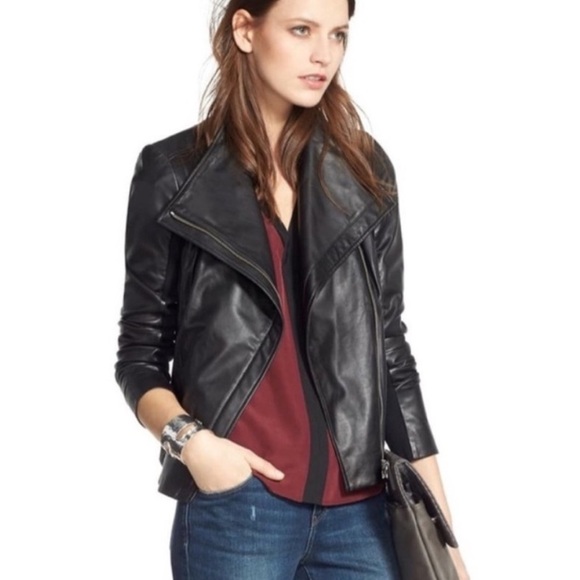 REVOLVE x Trouvé 100% Leather Jacket - Picture 2 of 11